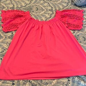 NWT Lilly off the shoulder knit top